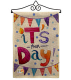 It's Your Day - Party & Celebration Special Occasion Vertical Impressions Decorative Flags HG192169 Made In USA