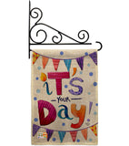 It's Your Day - Party & Celebration Special Occasion Vertical Impressions Decorative Flags HG192169 Made In USA