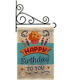 Birthday to You - Party & Celebration Special Occasion Vertical Impressions Decorative Flags HG192197 Made In USA