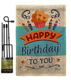 Birthday to You - Party & Celebration Special Occasion Vertical Impressions Decorative Flags HG192197 Made In USA