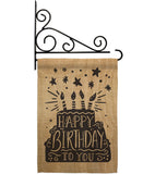 Happy Birthday to You - Party & Celebration Special Occasion Vertical Impressions Decorative Flags HG192223 Made In USA