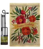 Happy Birthday - Party & Celebration Special Occasion Vertical Impressions Decorative Flags HG192449 Made In USA