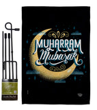 Muharram Mubarak - Party & Celebration Special Occasion Vertical Impressions Decorative Flags HG192589 Made In USA