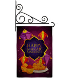 Happy Makar Sankranti - Party & Celebration Special Occasion Vertical Impressions Decorative Flags HG192593 Made In USA