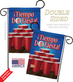 ¡Tiempo de Fiesta! - Party & Celebration Special Occasion Vertical Impressions Decorative Flags HG120031 Made In USA