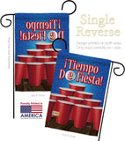 ¡Tiempo de Fiesta! - Party & Celebration Special Occasion Vertical Impressions Decorative Flags HG120031 Made In USA