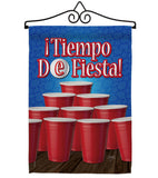 ¡Tiempo de Fiesta! - Party & Celebration Special Occasion Vertical Impressions Decorative Flags HG120031 Made In USA