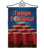 ¡Tiempo de Fiesta! - Party & Celebration Special Occasion Vertical Impressions Decorative Flags HG120031 Made In USA