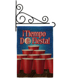 ¡Tiempo de Fiesta! - Party & Celebration Special Occasion Vertical Impressions Decorative Flags HG120031 Made In USA