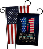 Memory Of 9/11 - Patriotic Americana Horizontal Impressions Decorative Flags HG120245 Made In USA