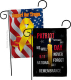 Remembrance 9/11 - Patriotic Americana Horizontal Impressions Decorative Flags HG190159 Made In USA