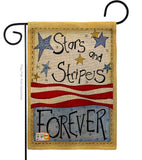 Stars & Stripes - Patriotic Americana Vertical Impressions Decorative Flags HG111005 Made In USA