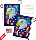 Freedom Eagle - Patriotic Americana Vertical Impressions Decorative Flags HG111051 Imported