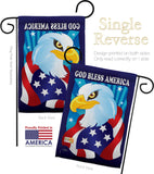 Freedom Eagle - Patriotic Americana Vertical Impressions Decorative Flags HG111051 Imported