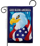 Freedom Eagle - Patriotic Americana Vertical Impressions Decorative Flags HG111051 Imported