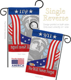 September 11th - Patriotic Americana Vertical Impressions Decorative Flags HG111060 Made In USA