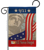 September 11th - Patriotic Americana Vertical Impressions Decorative Flags HG111060 Made In USA