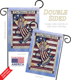 One Nation Under God - Patriotic Americana Vertical Impressions Decorative Flags HG111074 Made In USA