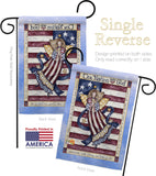 One Nation Under God - Patriotic Americana Vertical Impressions Decorative Flags HG111074 Made In USA