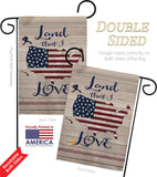 Land I Love - Patriotic Americana Vertical Impressions Decorative Flags HG111083 Made In USA