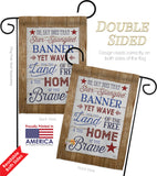 Star Spangled Pride - Patriotic Americana Vertical Impressions Decorative Flags HG111086 Made In USA