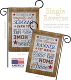 Star Spangled Pride - Patriotic Americana Vertical Impressions Decorative Flags HG111086 Made In USA