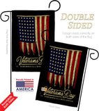 Remember Who Served - Patriotic Americana Vertical Impressions Decorative Flags HG111092 Made In USA