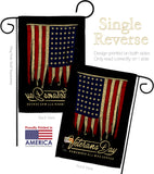 Remember Who Served - Patriotic Americana Vertical Impressions Decorative Flags HG111092 Made In USA