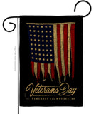 Remember Who Served - Patriotic Americana Vertical Impressions Decorative Flags HG111092 Made In USA