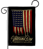 Remember Who Served - Patriotic Americana Vertical Impressions Decorative Flags HG111092 Made In USA