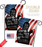 Faith is Taking MLK - Patriotic Americana Vertical Impressions Decorative Flags HG111094 Made In USA