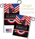 Remember Memorial Day - Patriotic Americana Vertical Impressions Decorative Flags HG111096 Made In USA