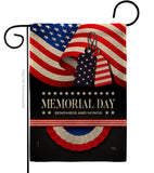 Remember Memorial Day - Patriotic Americana Vertical Impressions Decorative Flags HG111096 Made In USA