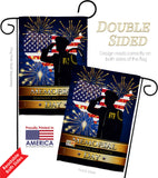 Honor Patriotic - Patriotic Americana Vertical Impressions Decorative Flags HG111097 Made In USA