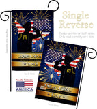 Honor Patriotic - Patriotic Americana Vertical Impressions Decorative Flags HG111097 Made In USA