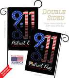 September 11 - Patriotic Americana Vertical Impressions Decorative Flags HG111102 Made In USA