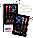 September 11 - Patriotic Americana Vertical Impressions Decorative Flags HG111102 Made In USA