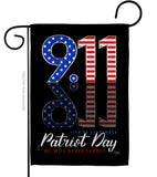 September 11 - Patriotic Americana Vertical Impressions Decorative Flags HG111102 Made In USA