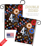 4th July - Patriotic Americana Vertical Impressions Decorative Flags HG137203 Made In USA