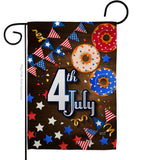 4th July - Patriotic Americana Vertical Impressions Decorative Flags HG137203 Made In USA