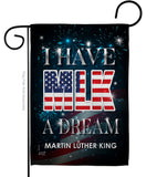 I Have A Dream MLK - Patriotic Americana Vertical Impressions Decorative Flags HG137379 Made In USA