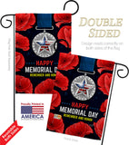 Honor Our Hero - Patriotic Americana Vertical Impressions Decorative Flags HG137497 Made In USA