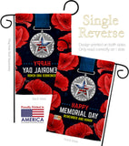 Honor Our Hero - Patriotic Americana Vertical Impressions Decorative Flags HG137497 Made In USA