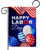 Labor Day Balloon - Patriotic Americana Vertical Impressions Decorative Flags HG137567 Made In USA