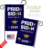 2020 Biden President - Patriotic Americana Vertical Impressions Decorative Flags HG170080 Made In USA