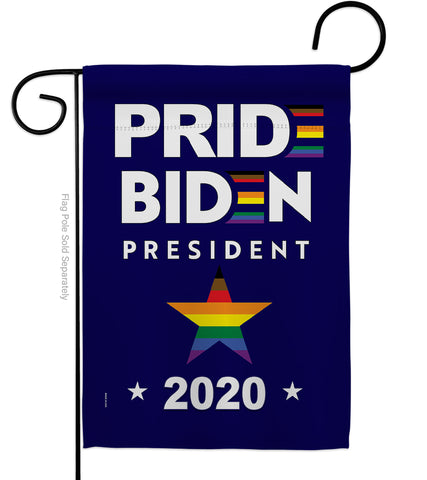 2020 Biden President - Patriotic Americana Vertical Impressions Decorative Flags HG170080 Made In USA
