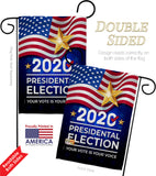 2020 Election - Patriotic Americana Vertical Impressions Decorative Flags HG170125 Made In USA