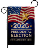 2020 Election - Patriotic Americana Vertical Impressions Decorative Flags HG170125 Made In USA