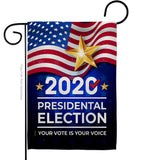 2020 Election - Patriotic Americana Vertical Impressions Decorative Flags HG170125 Made In USA