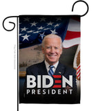 Biden President 2020 - Patriotic Americana Vertical Impressions Decorative Flags HG170136 Made In USA